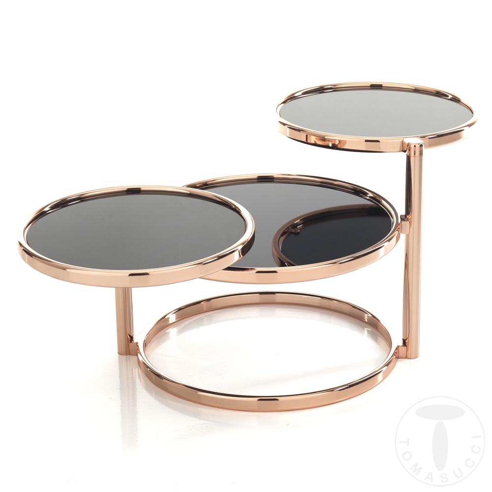 Tomasucci Tavolino THREE RINGS COPPER