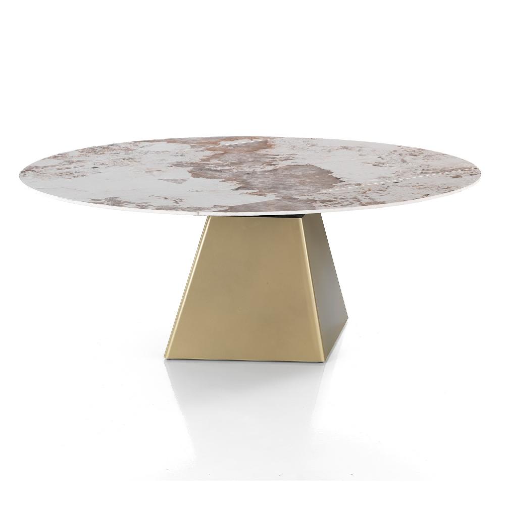 Tomasucci Tavolo Allungabile BOLLARD ONICE GOLD