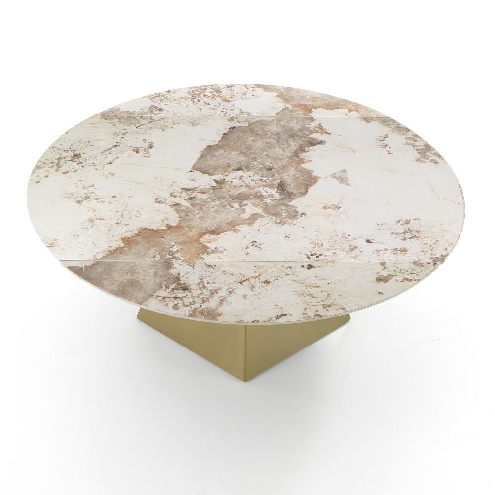 Tomasucci Tavolo Allungabile BOLLARD ONICE GOLD