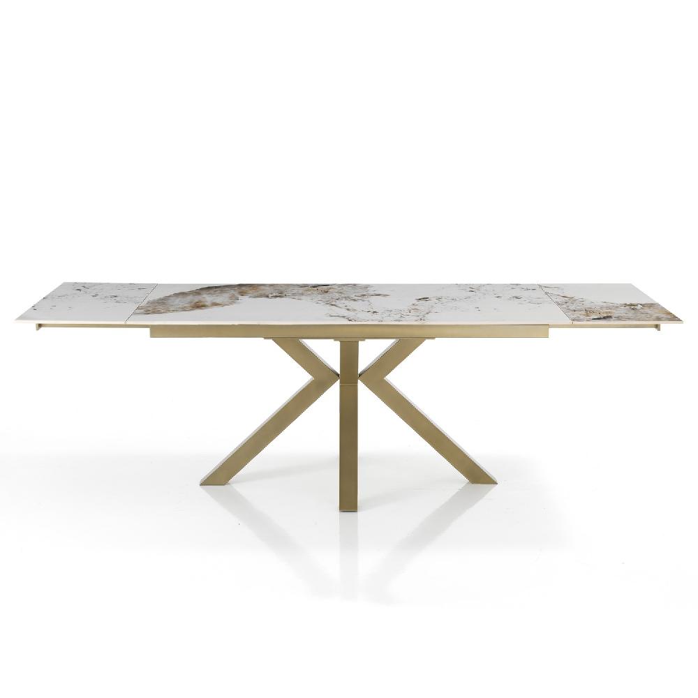 Tomasucci Tavolo Allungabile TYCHI ONICE GOLD