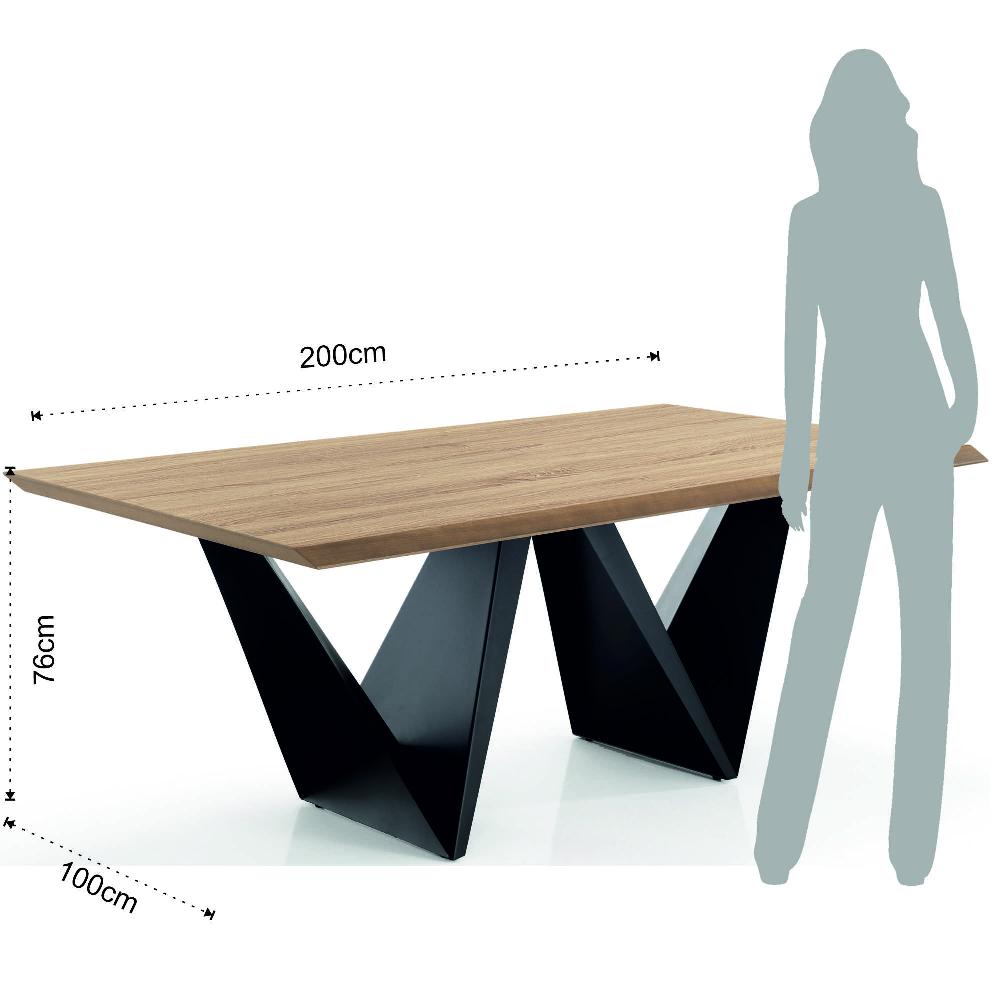 Tomasucci Tavolo Fisso CLEFT OAK