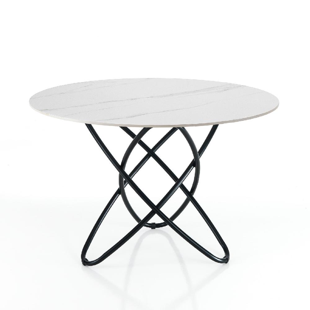Tomasucci Tavolo HULA HOOP WHITE MARBLE
