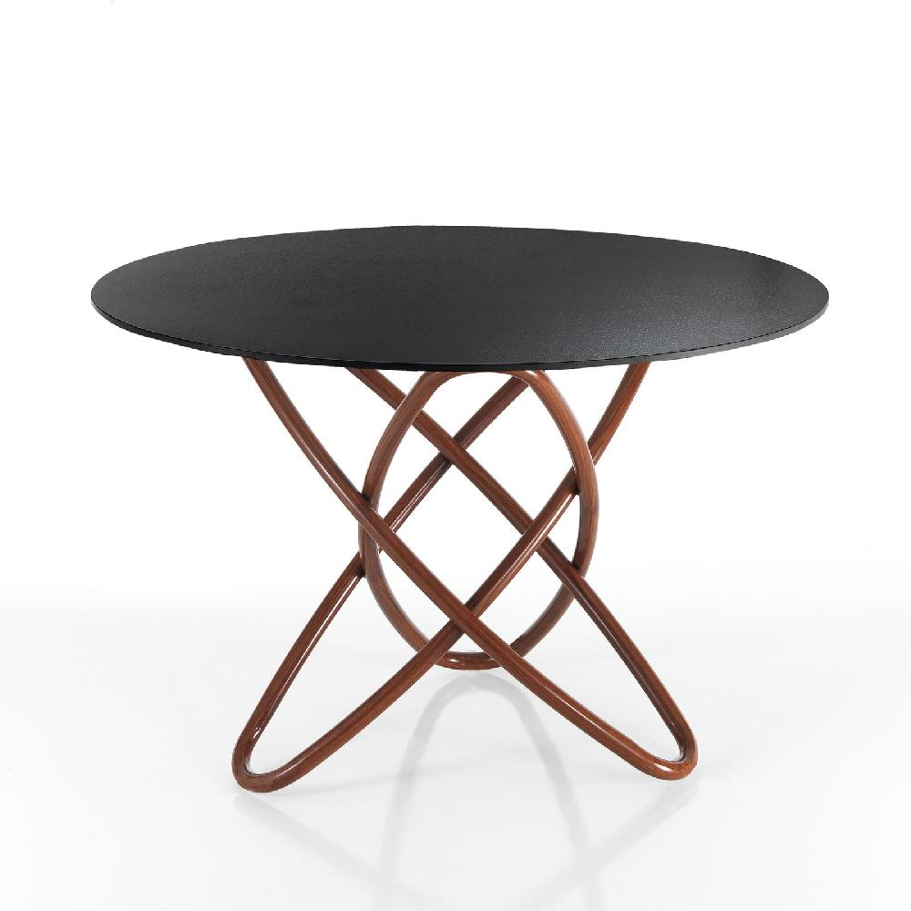 Tomasucci Tavolo HULA HOOP WOOD - ARDESIA