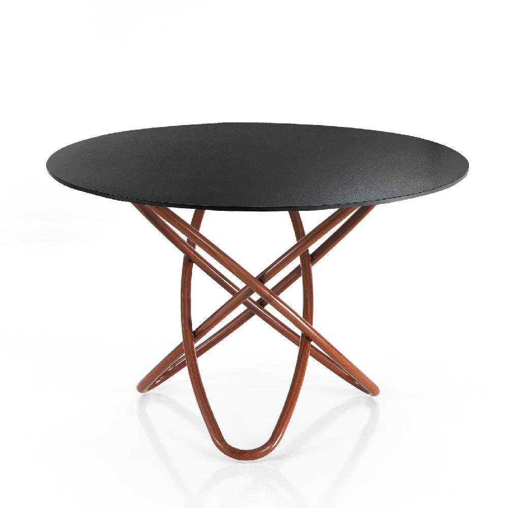 Tomasucci Tavolo HULA HOOP WOOD - ARDESIA