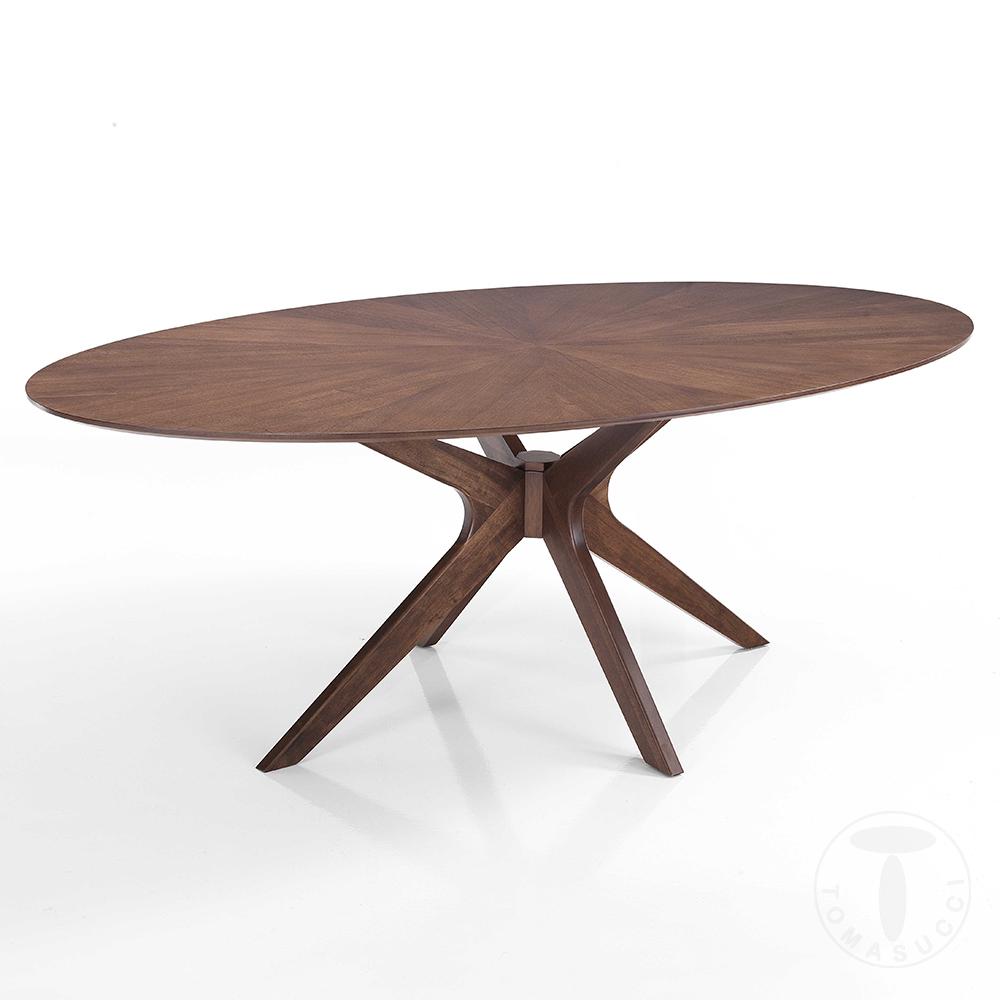 Tomasucci Tavolo ovale TALLIN DARK WOOD