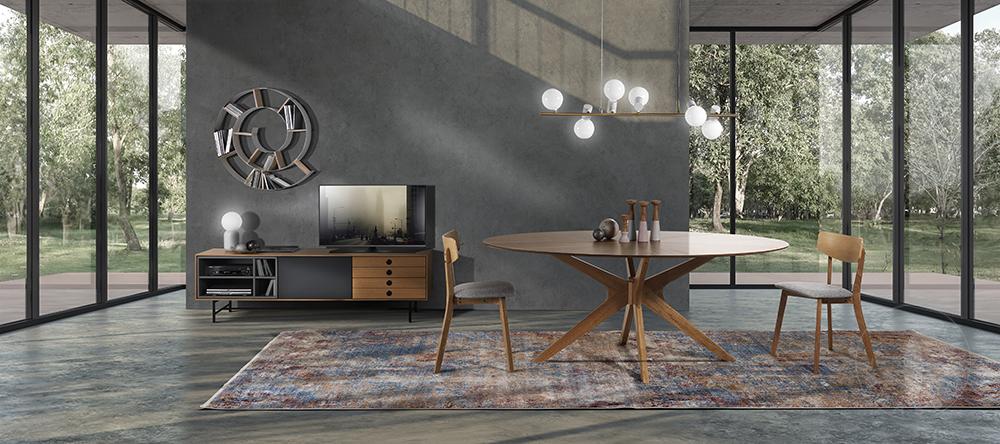 Tomasucci Tavolo Ovale TALLIN WOOD