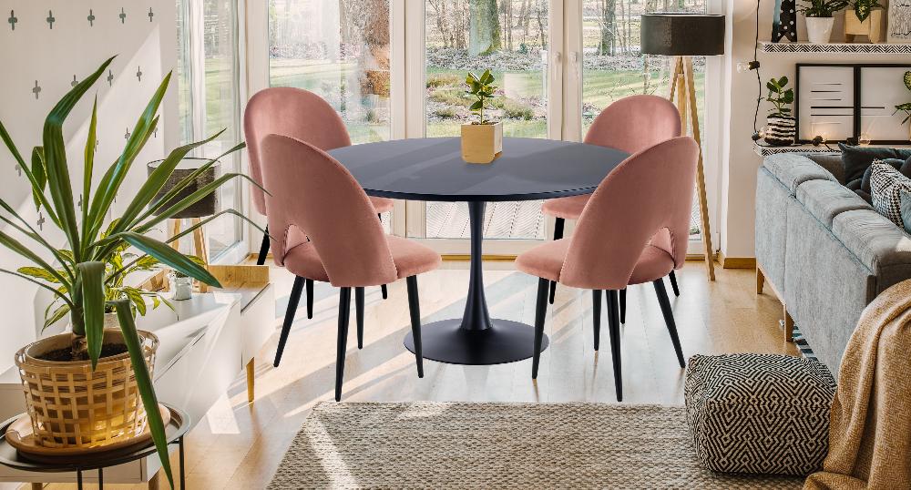 Tomasucci TAVOLO ROTONDO KYOTO 120 BLACK