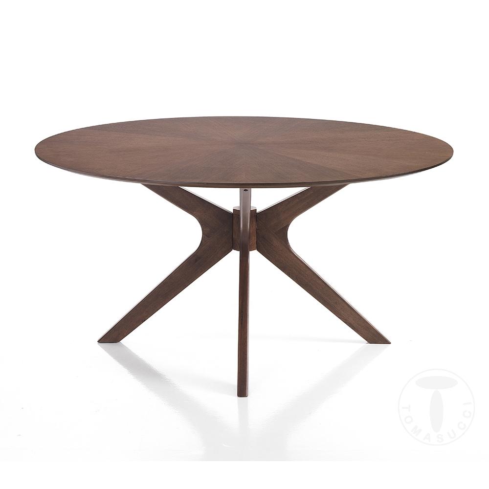 Tomasucci Tavolo rotondo TALLIN DARK WOOD