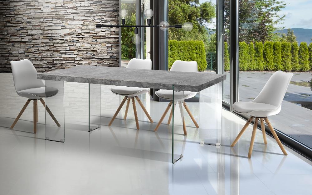 Tomasucci Tavolo WAVER CEMENT