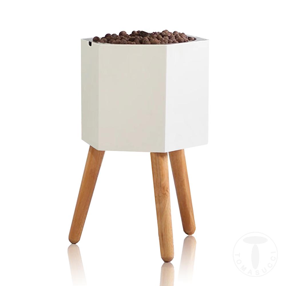 Tomasucci Vaso autoinnaffiante per esterno / interno CALLA - D