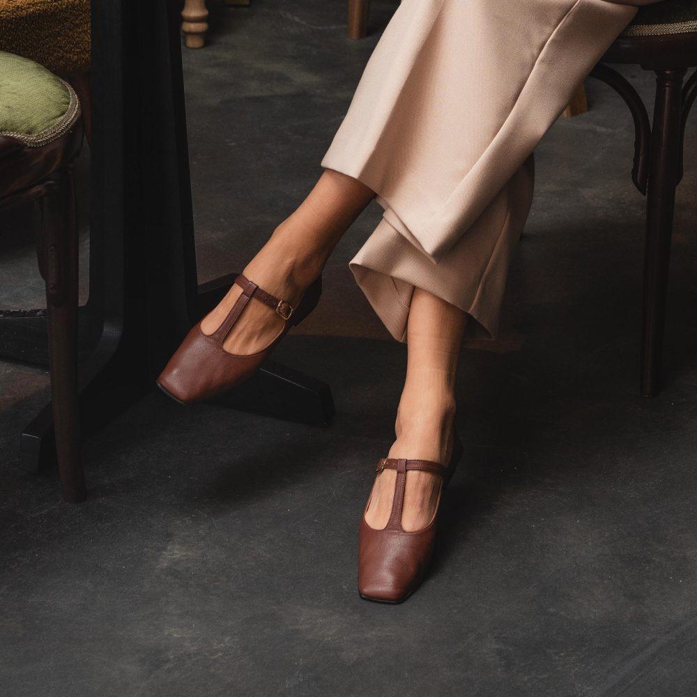 Ton Goût Ballerina Paris Cuoio