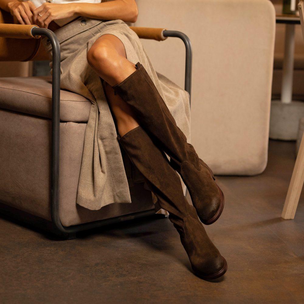 Ton Goût Stivale HANT Castagna