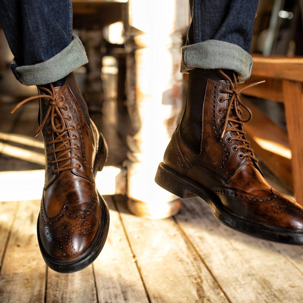 Ton Goût Stivaletto Rami Cuoio