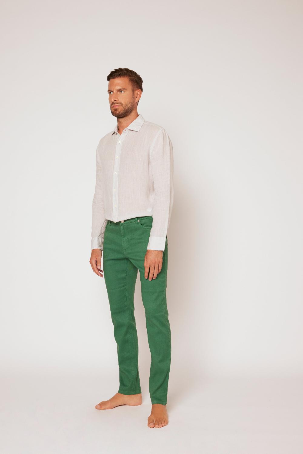 120% Lino 5 Pocket Regular Pant