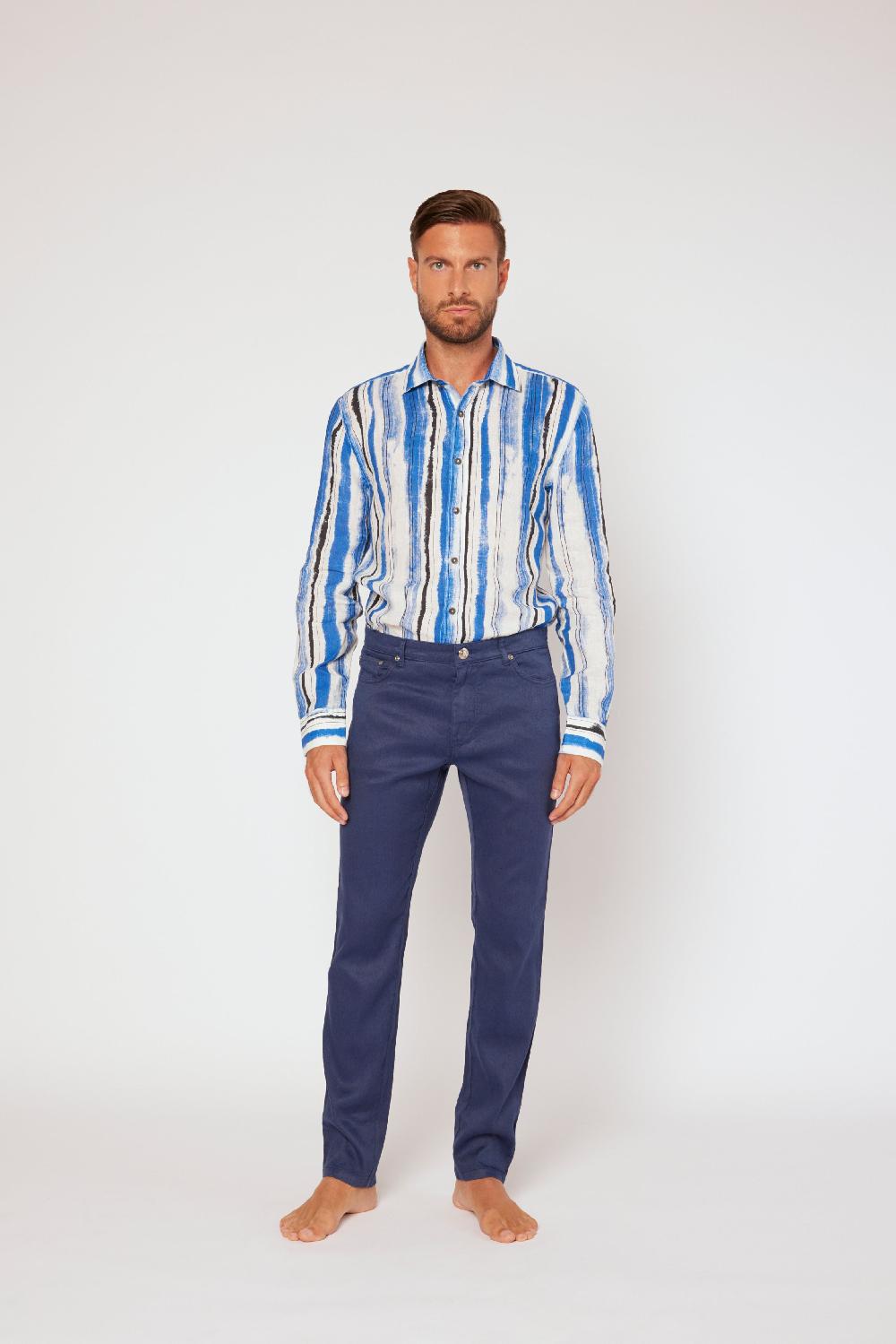 120% Lino 5 Pocket Regular Pant