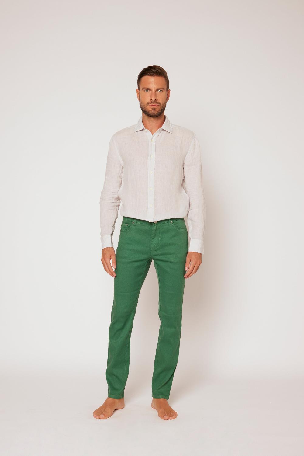 120% Lino 5 Pocket Regular Pant