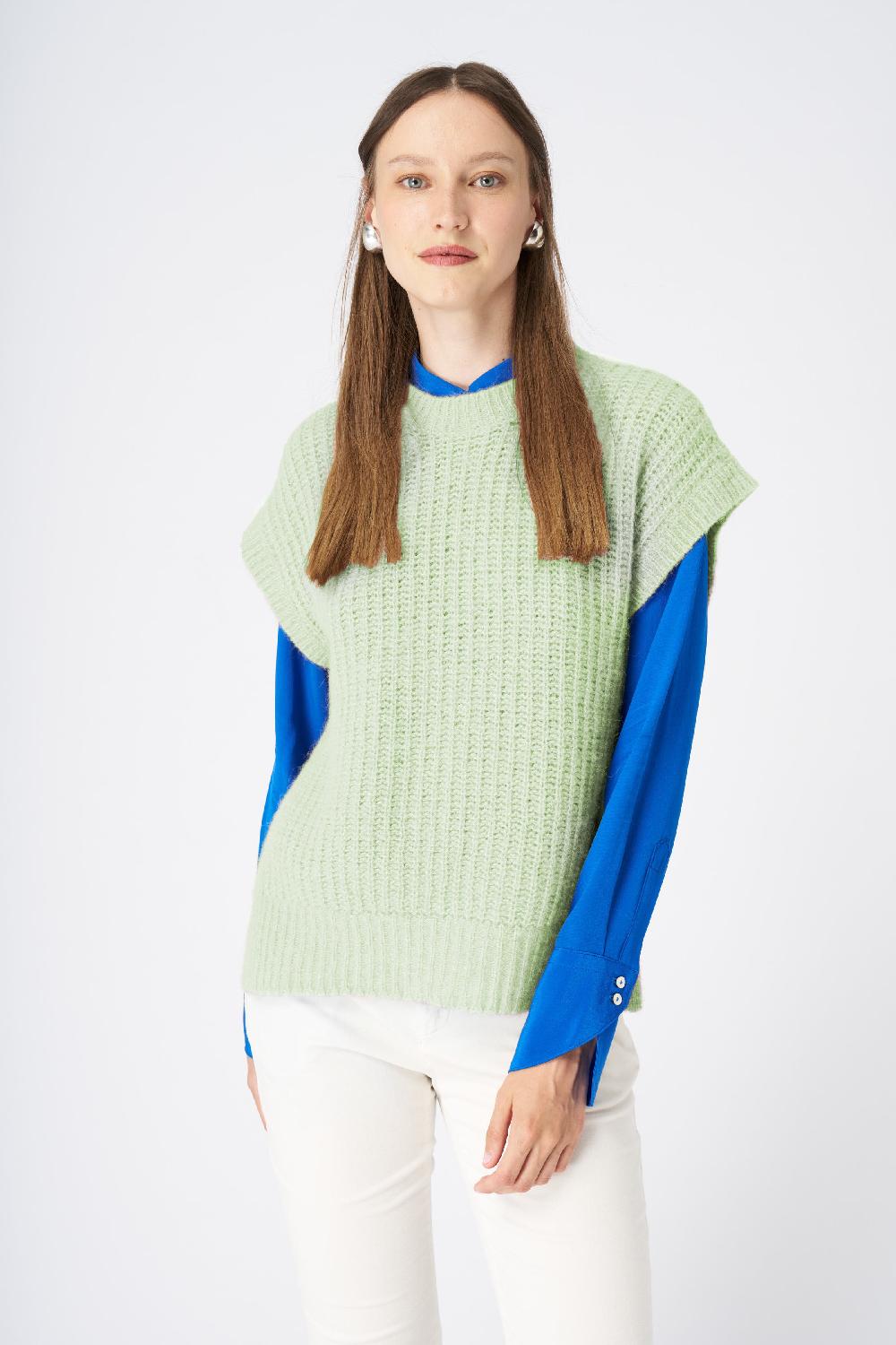 120% Lino Cashmere Blend Vest