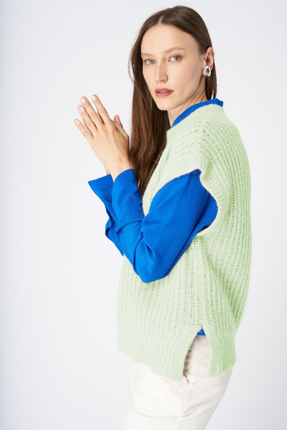 120% Lino Cashmere Blend Vest