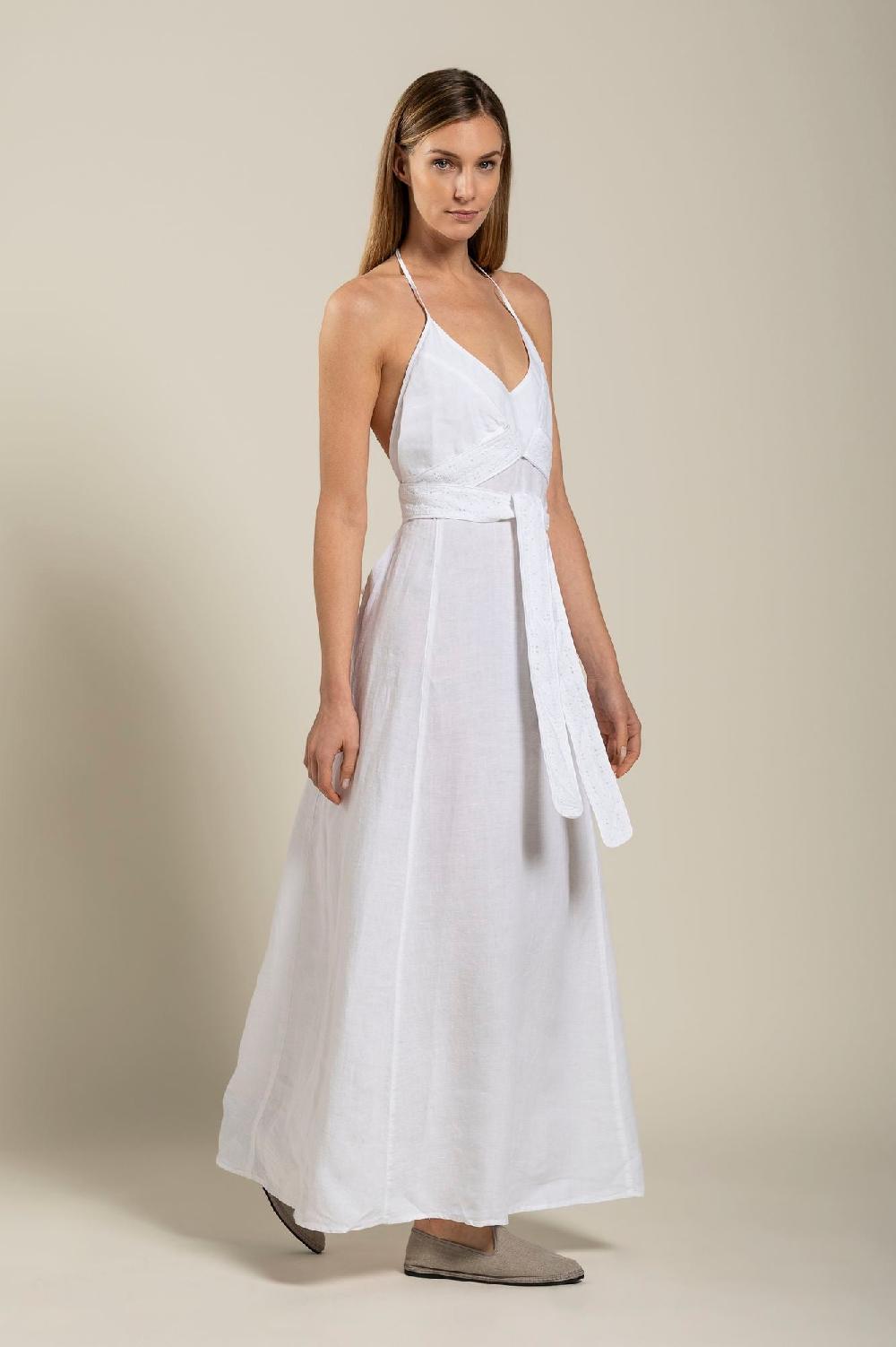 120% Lino Dress With Belt