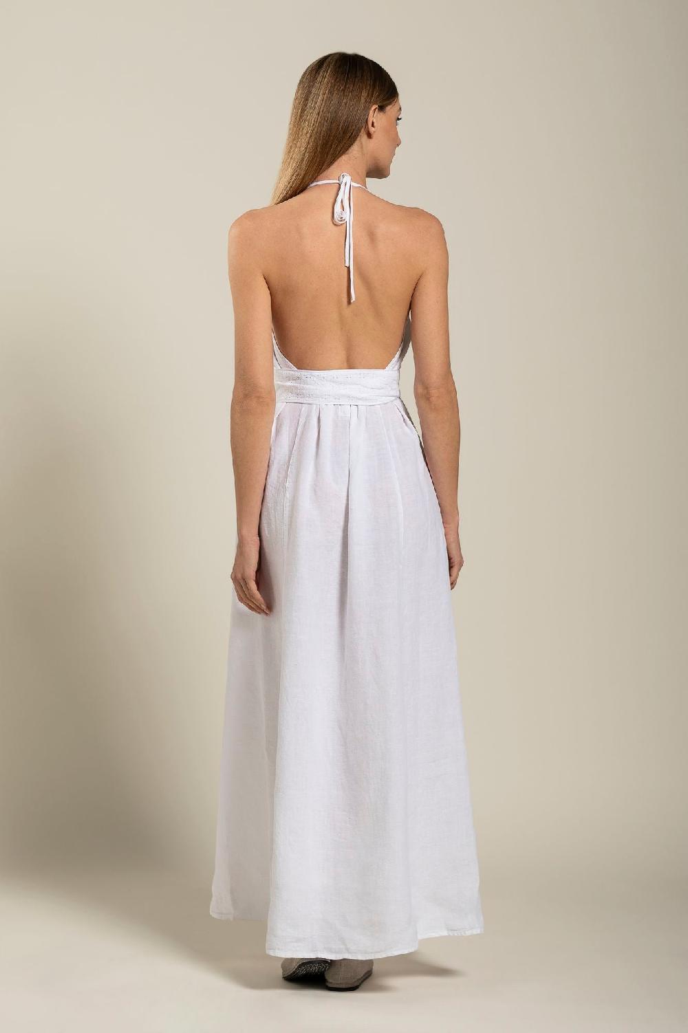 120% Lino Dress With Belt