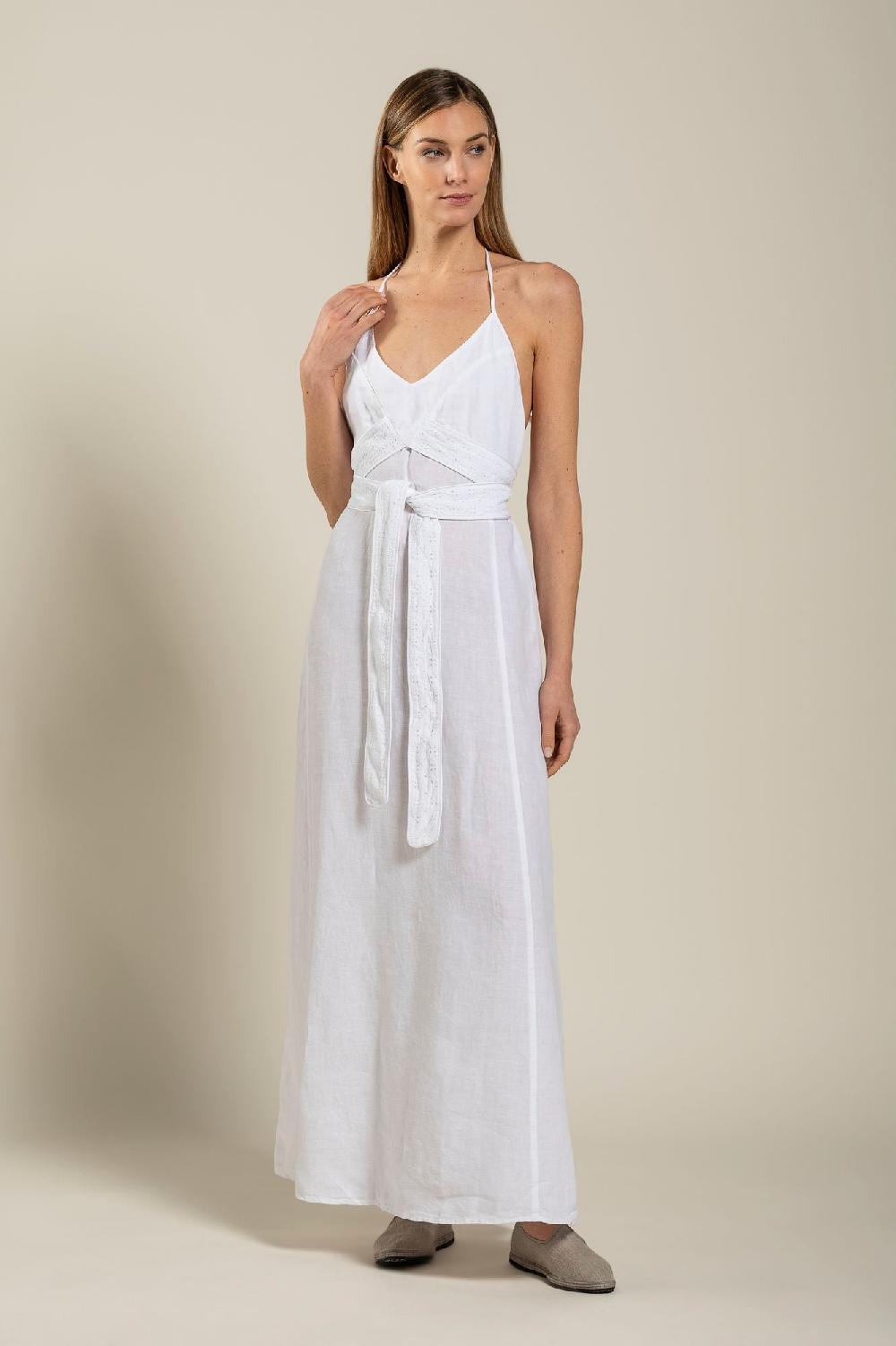 120% Lino Dress With Belt