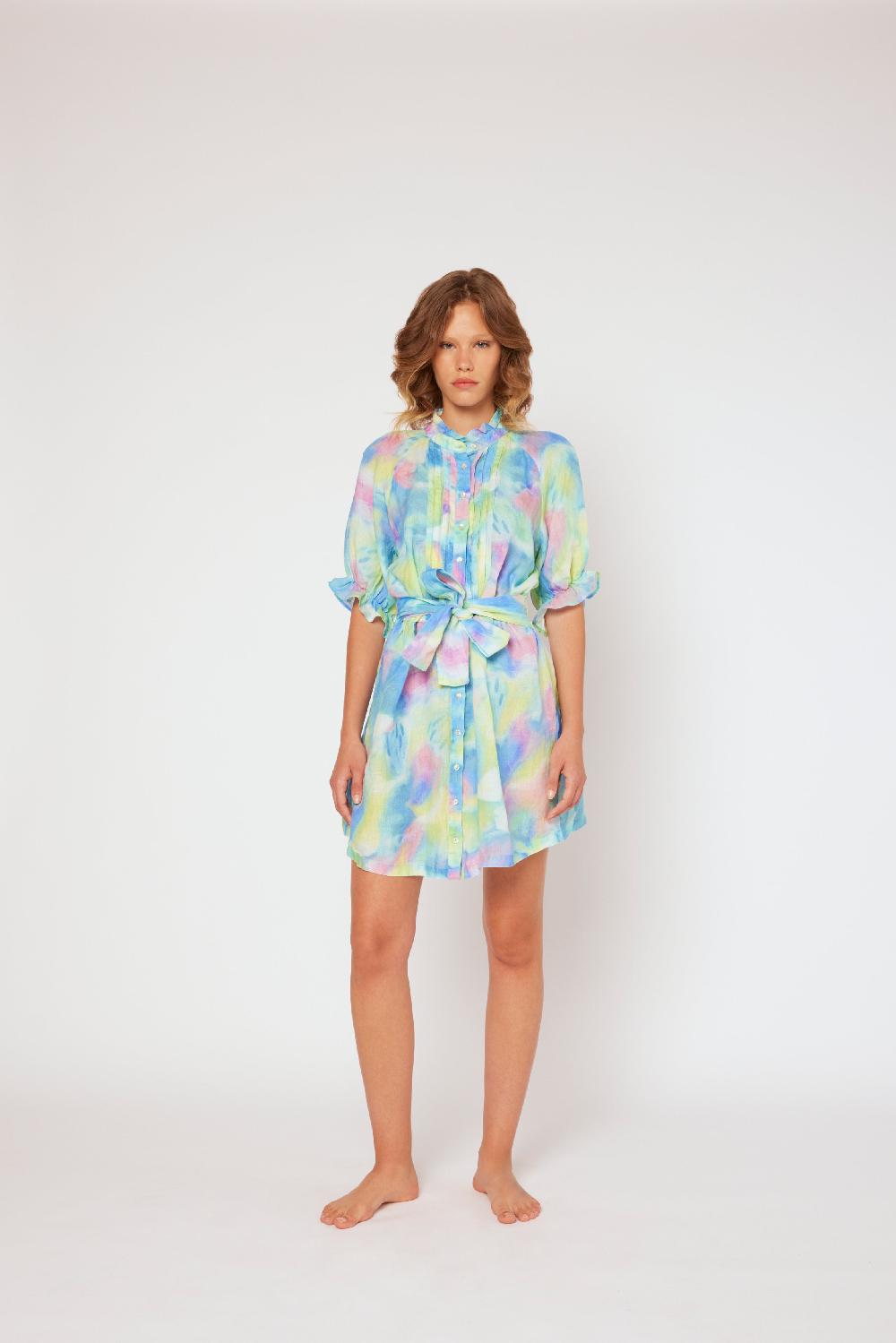 120% Lino Dress with Belt