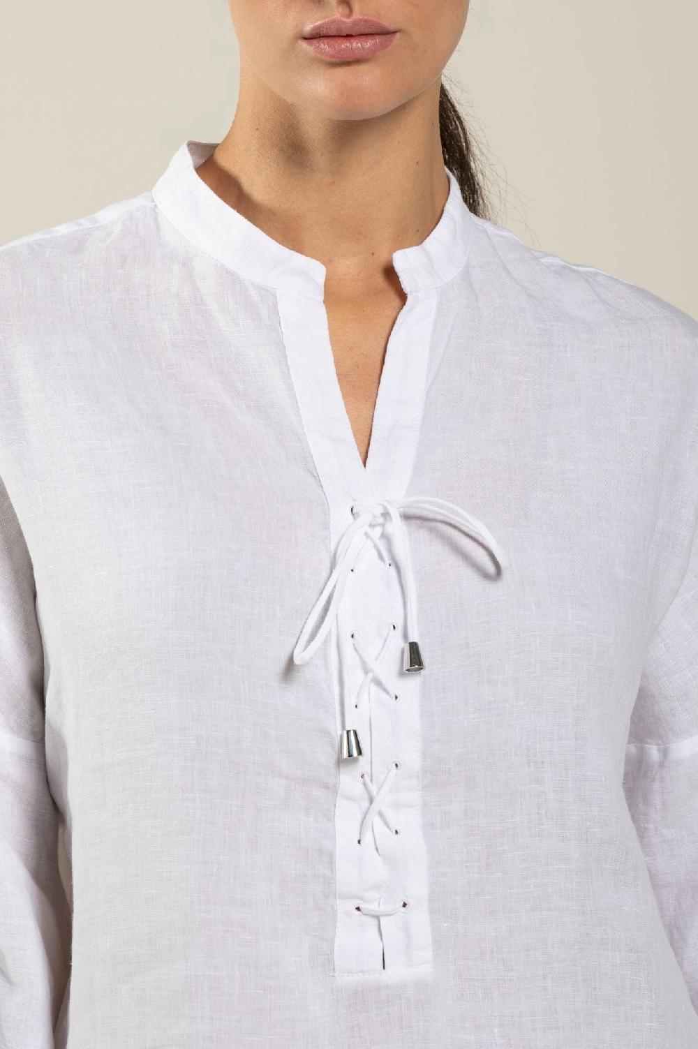 120% Lino Dress With Pockets