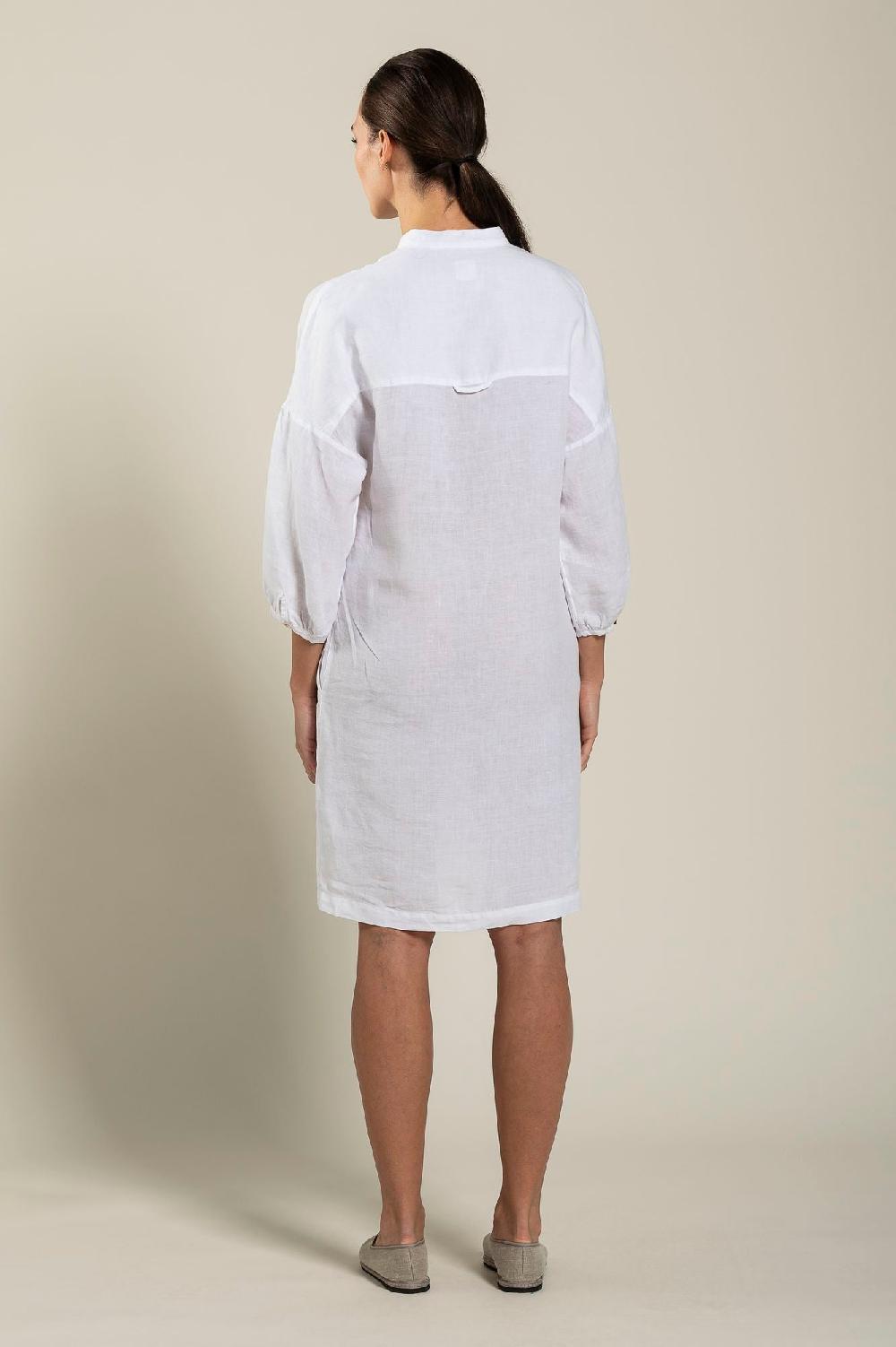 120% Lino Dress With Pockets