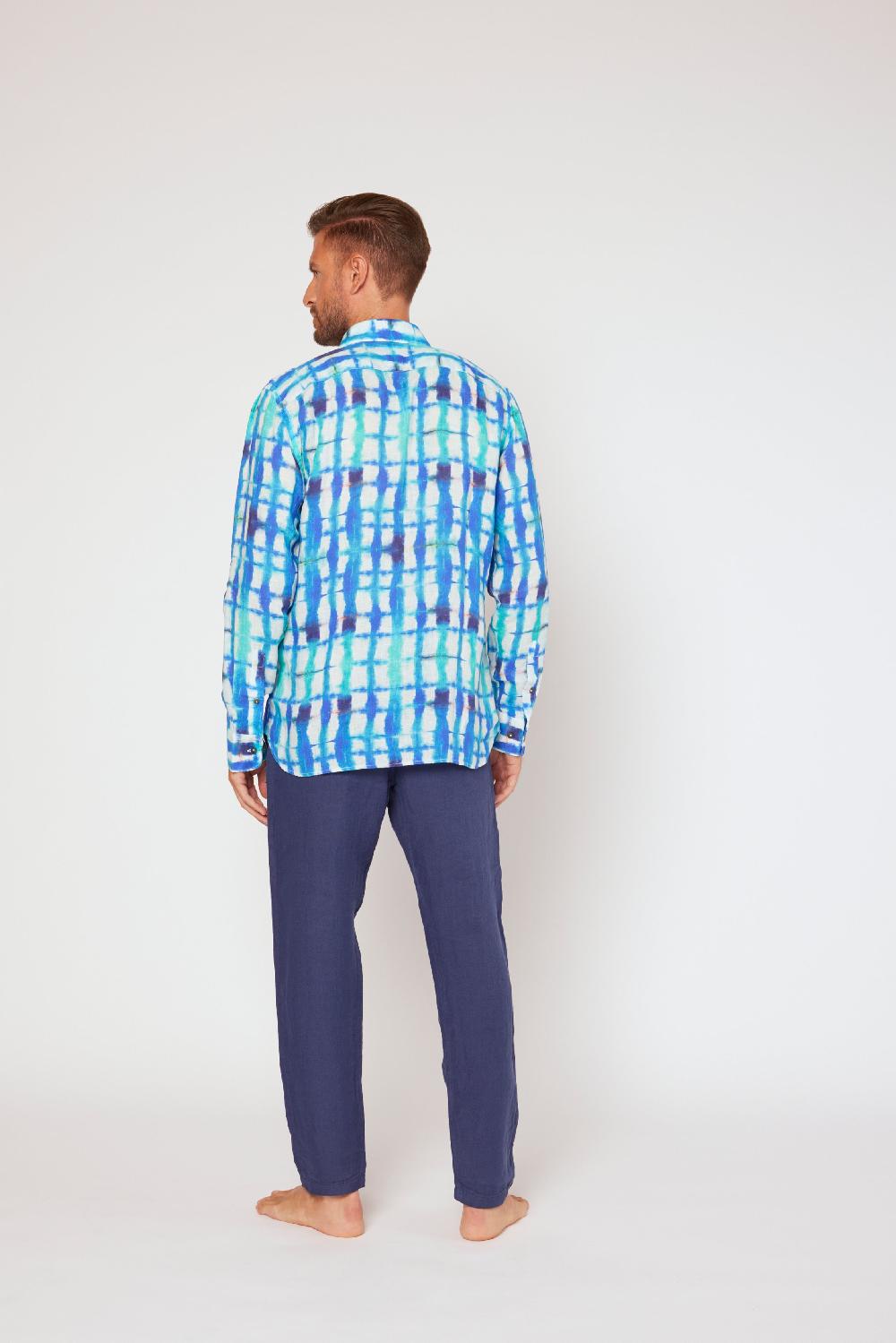 120% Lino Long Sleeve Slim Fit