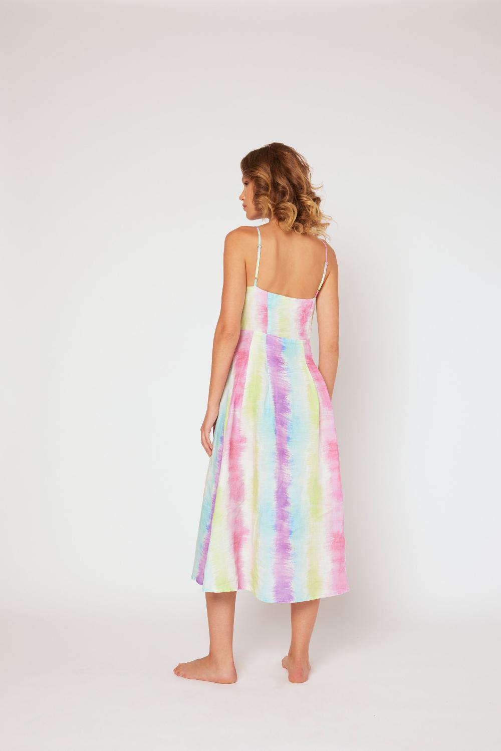 120% Lino Tie-dye Dress