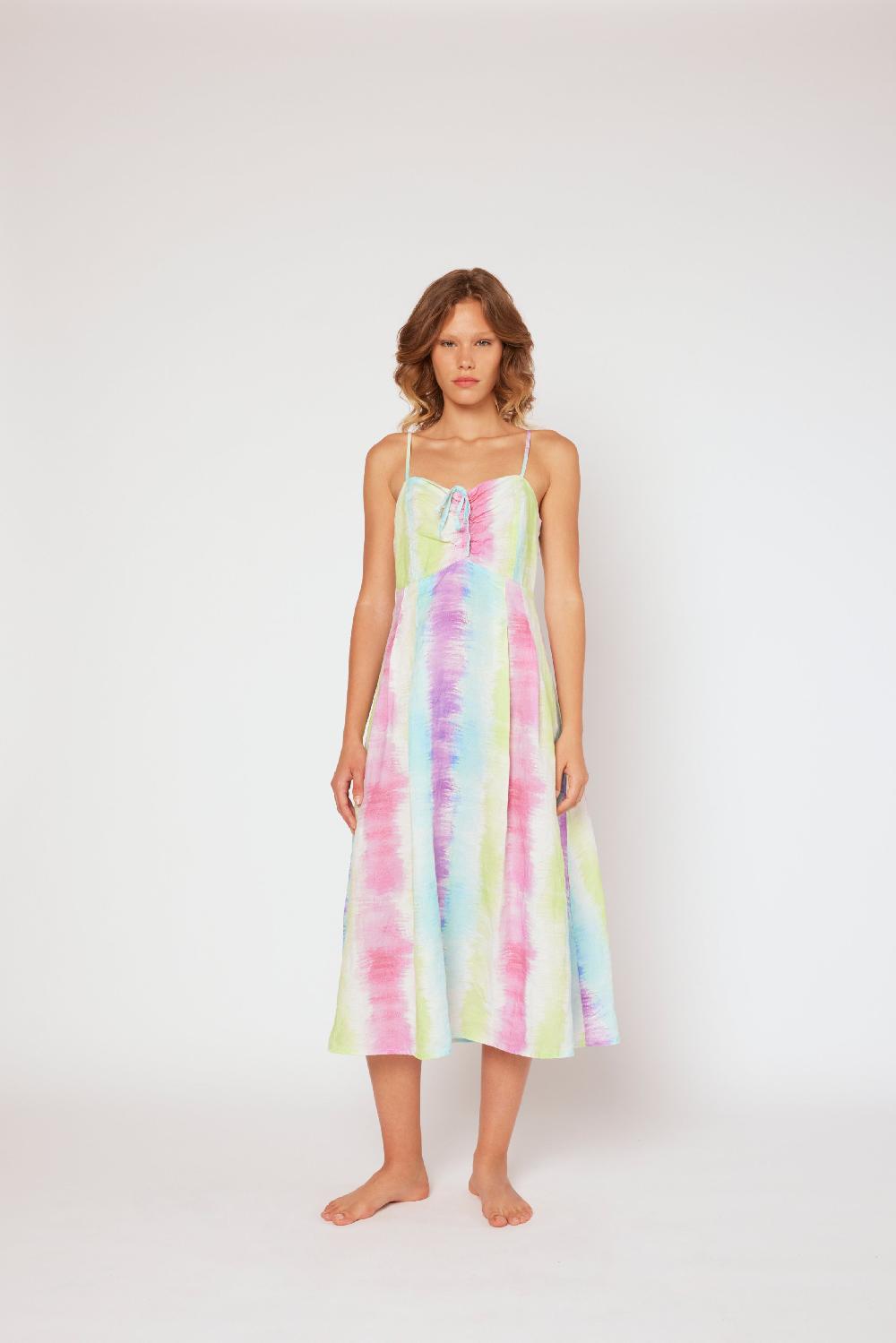 120% Lino Tie-dye Dress