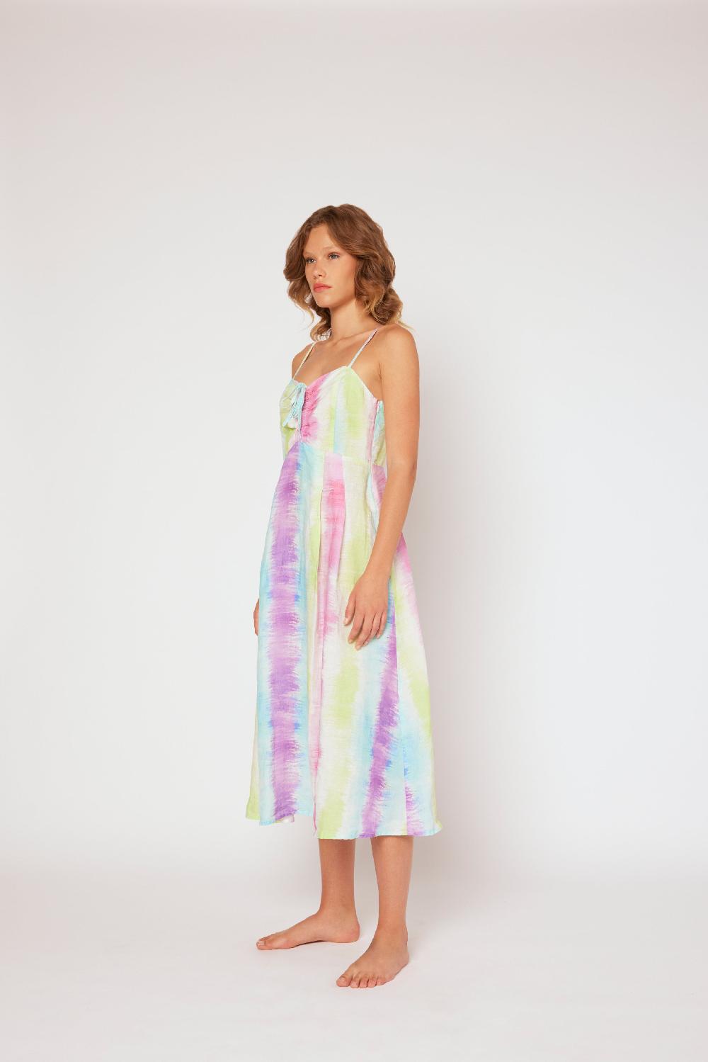 120% Lino Tie-dye Dress