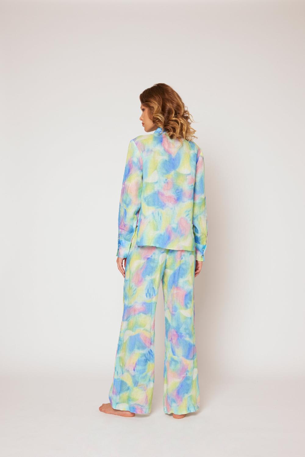 120% Lino Tie Dye Pant