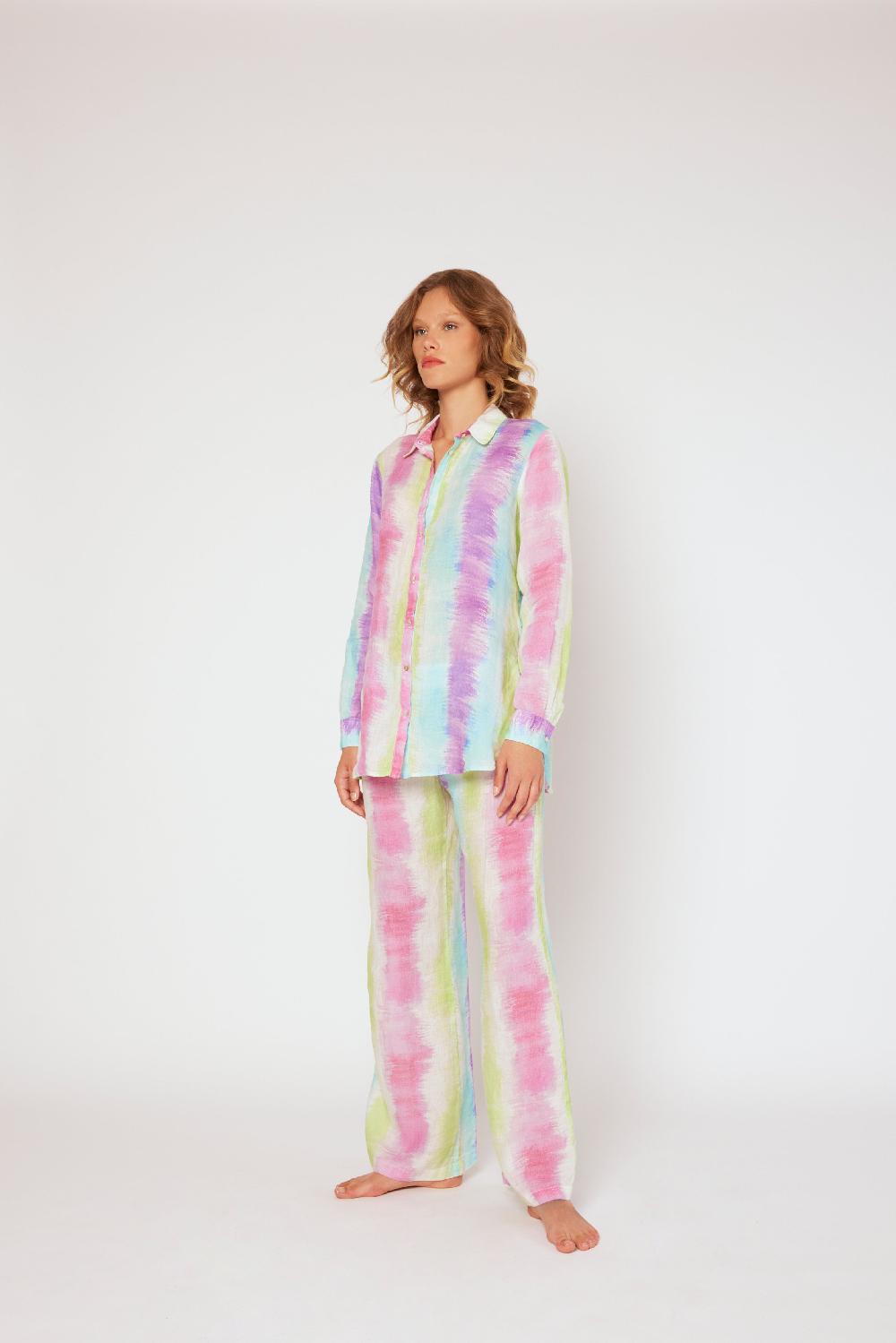 120% Lino Tie Dye Pants