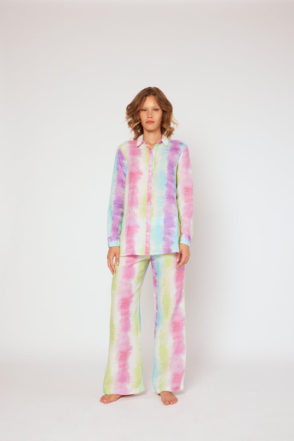 120% Lino Tie Dye Pants