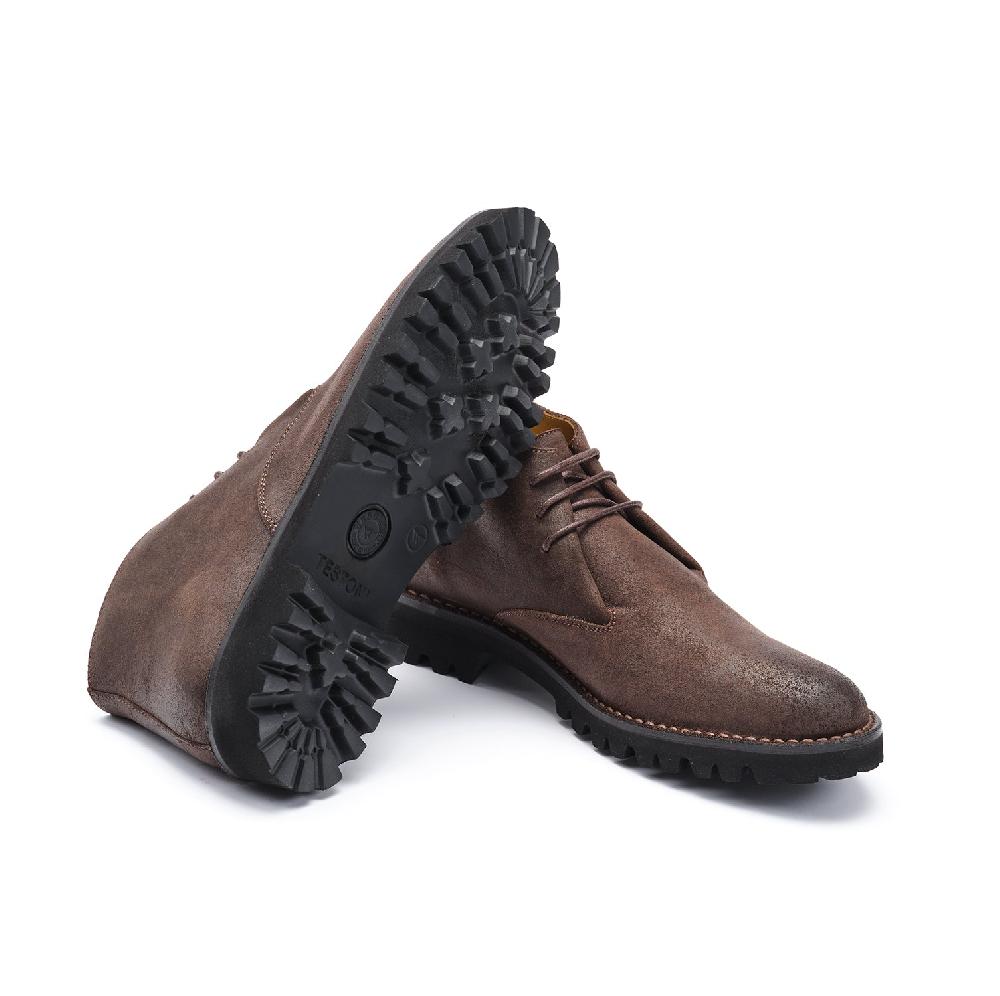 A.Testoni COURMAYEUR DESERT WAX SUEDE CALF