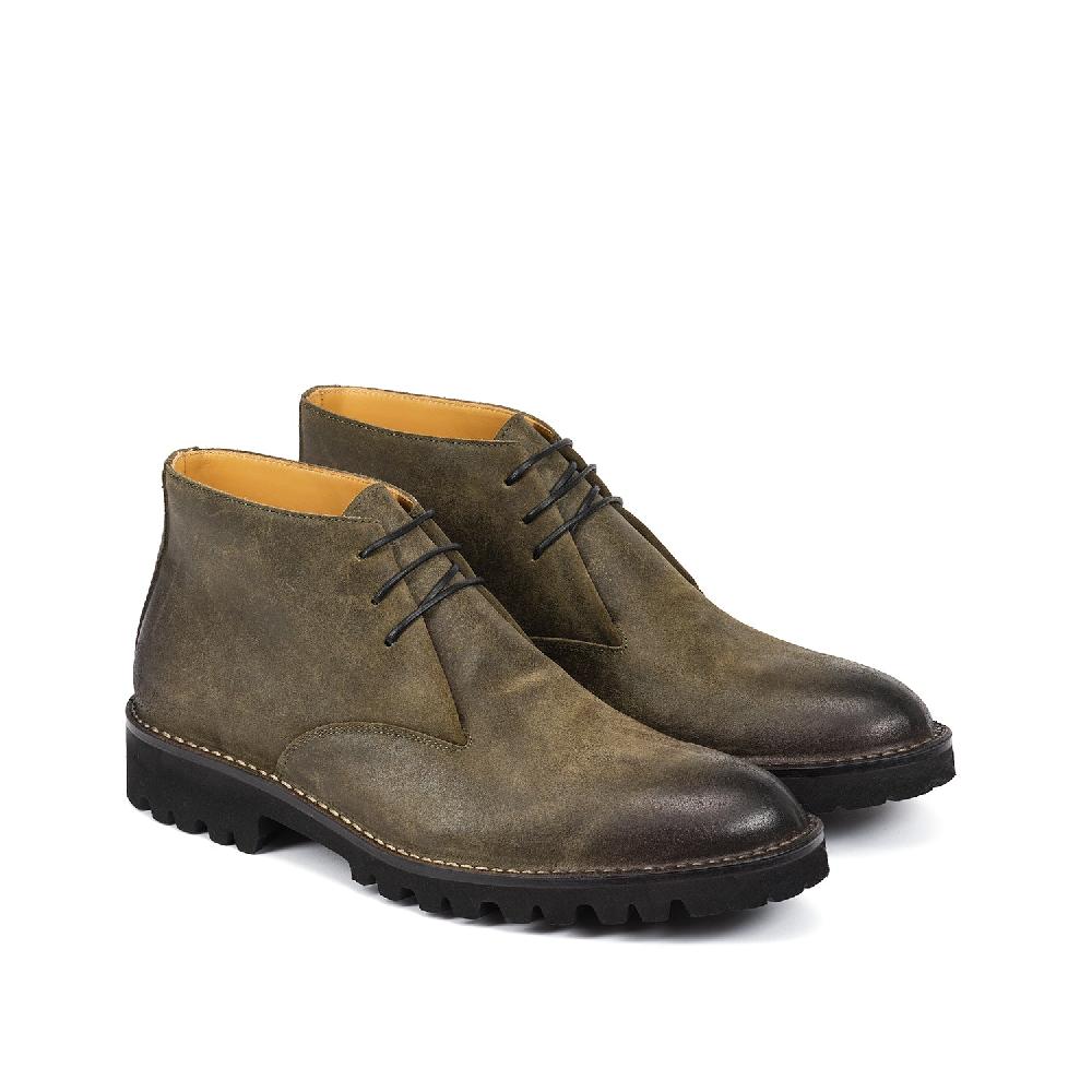 A.Testoni COURMAYEUR DESERT WAX SUEDE CALF