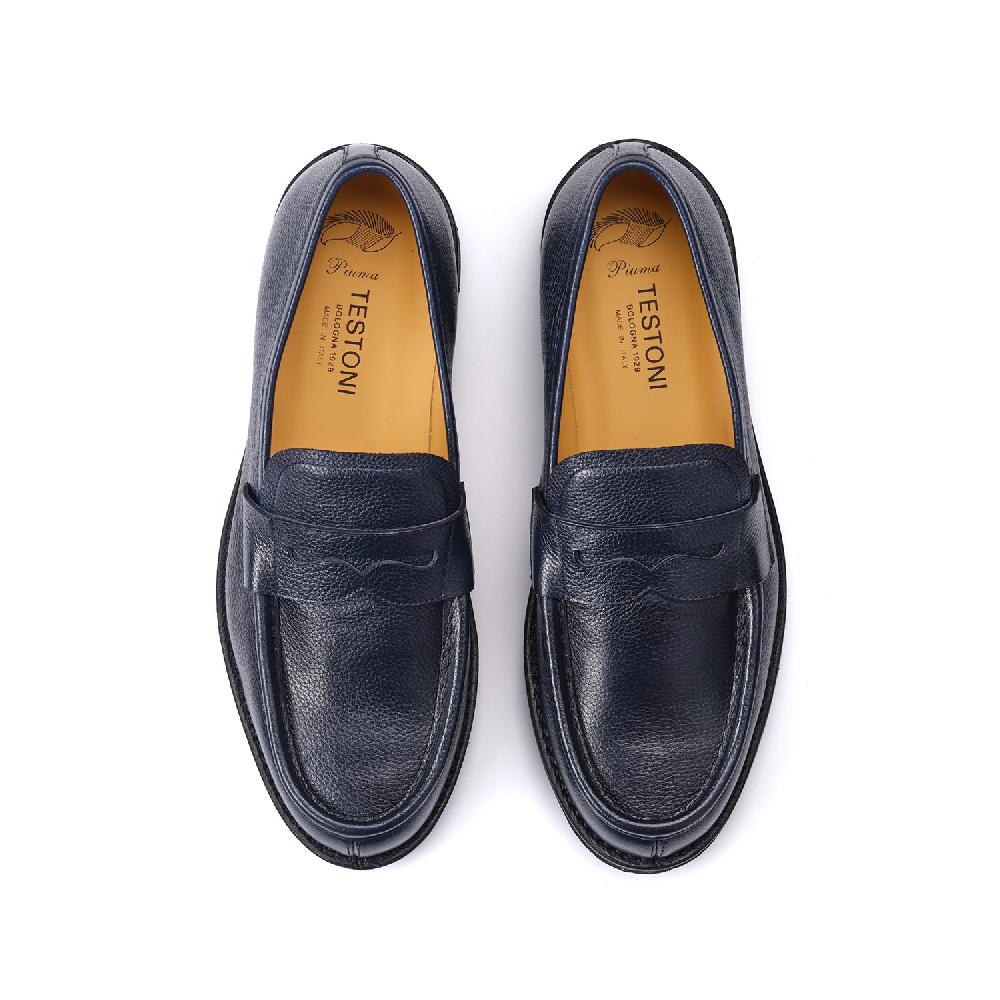 A.Testoni COURMAYEUR LOAFER GRAINED CALF