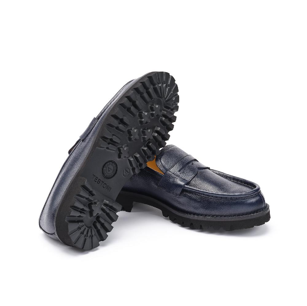 A.Testoni COURMAYEUR LOAFER GRAINED CALF