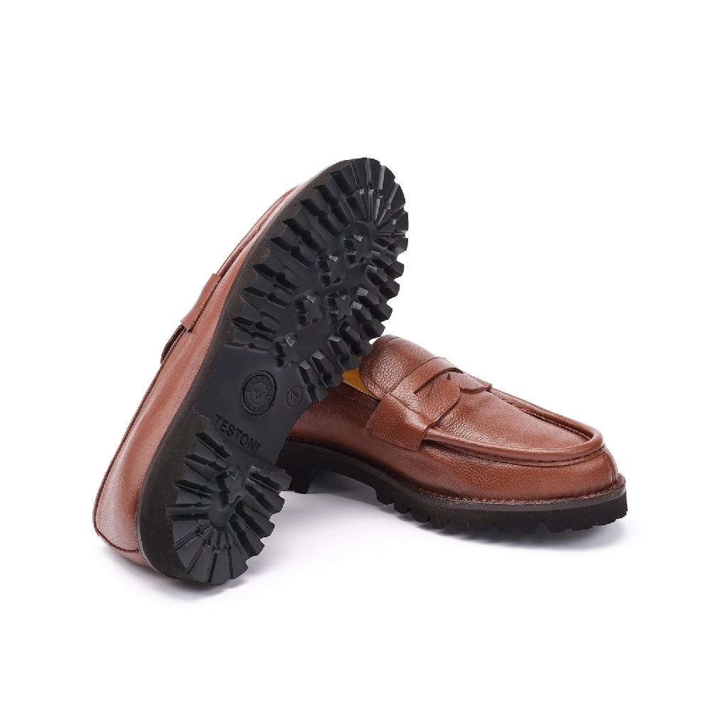 A.Testoni COURMAYEUR LOAFER GRAINED CALF
