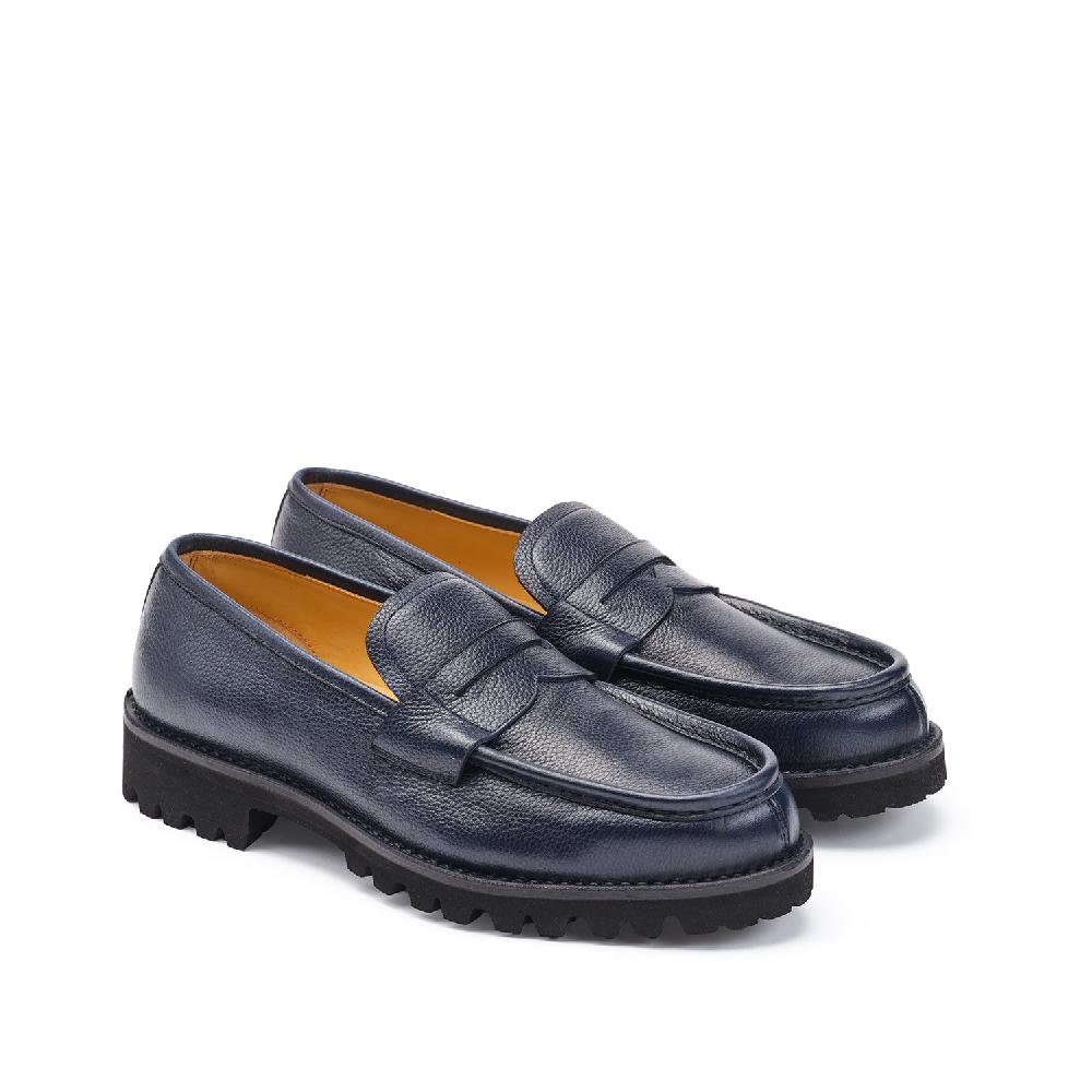 A.Testoni COURMAYEUR LOAFER GRAINED CALF