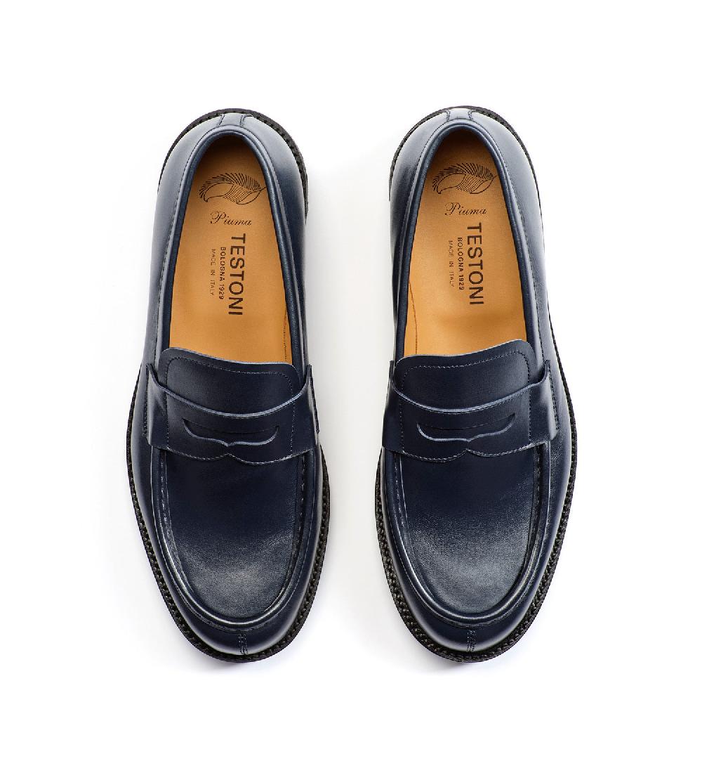 A.Testoni COURMAYEUR MOCASSINO IN PELLE