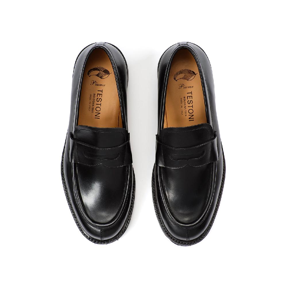 A.Testoni COURMAYEUR MOCASSINO IN PELLE