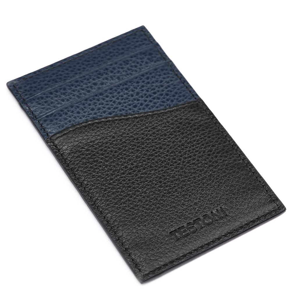 A.Testoni CREDIT CARD CASE GRAINCALF °