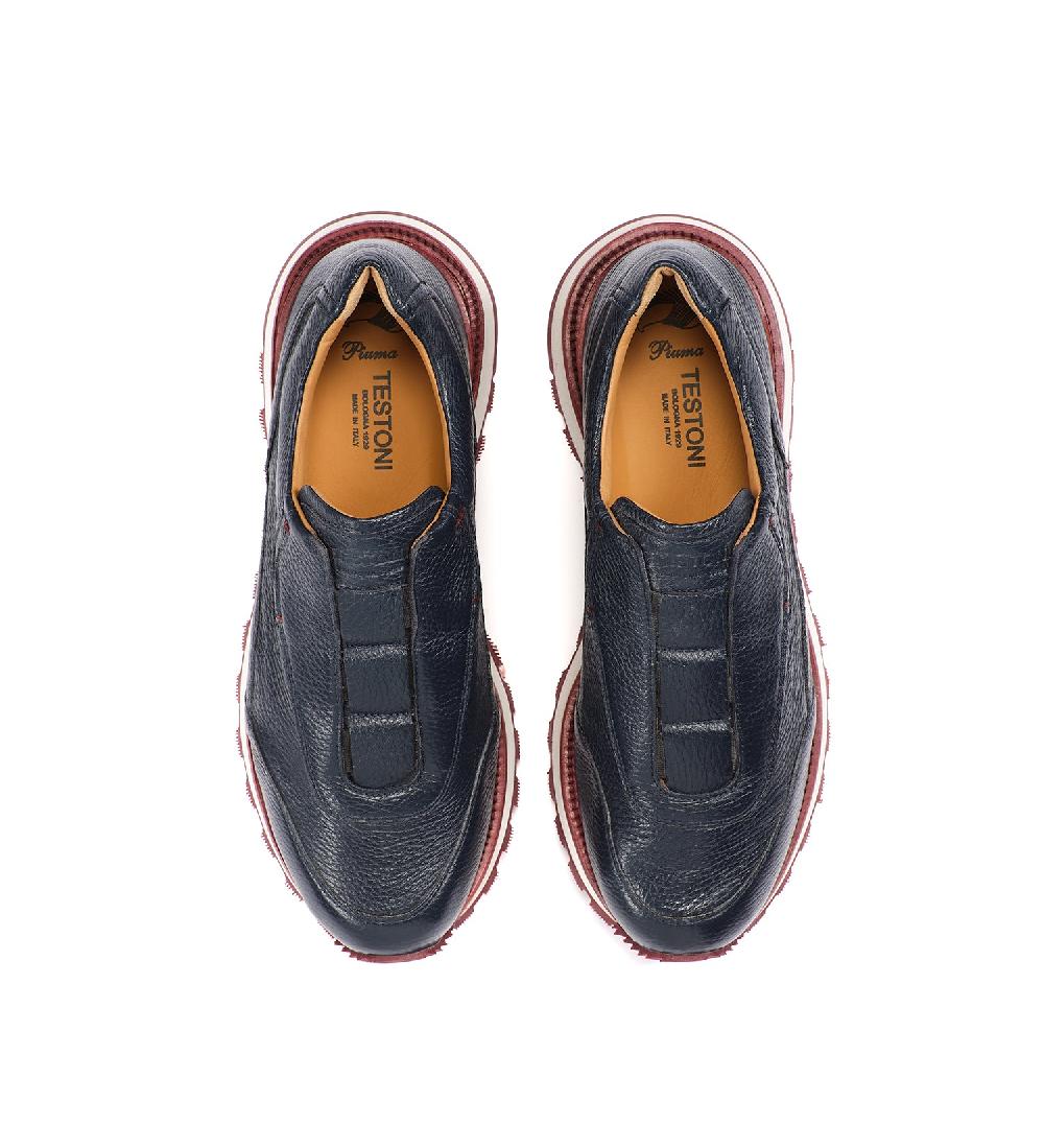 A.Testoni MOENA SNEAKER IN CERVO