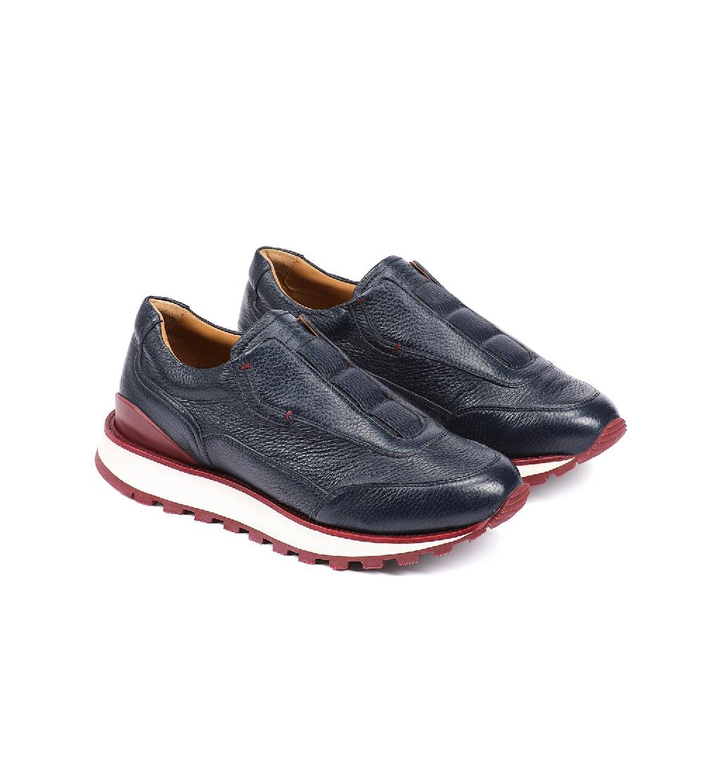 A.Testoni MOENA SNEAKER IN CERVO