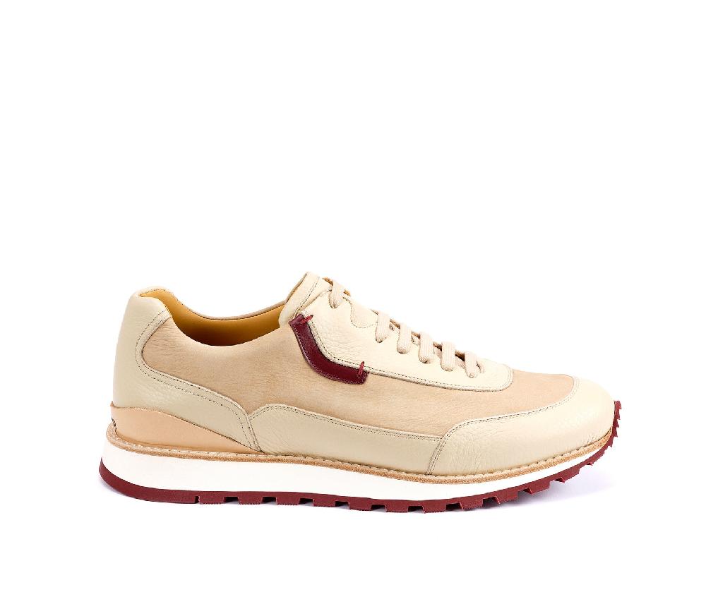 A.Testoni MOENA SNEAKER NUBUK CALF + DEER °