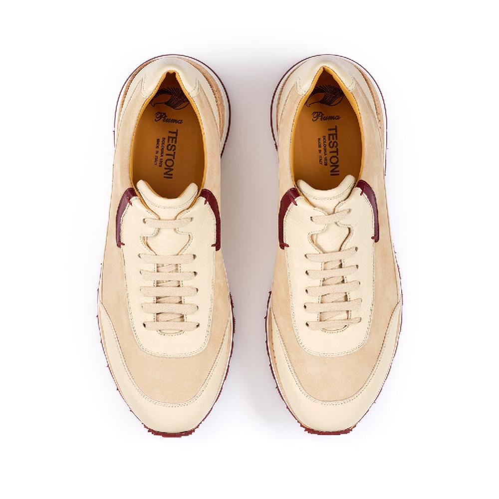 A.Testoni MOENA SNEAKER NUBUK CALF + DEER °