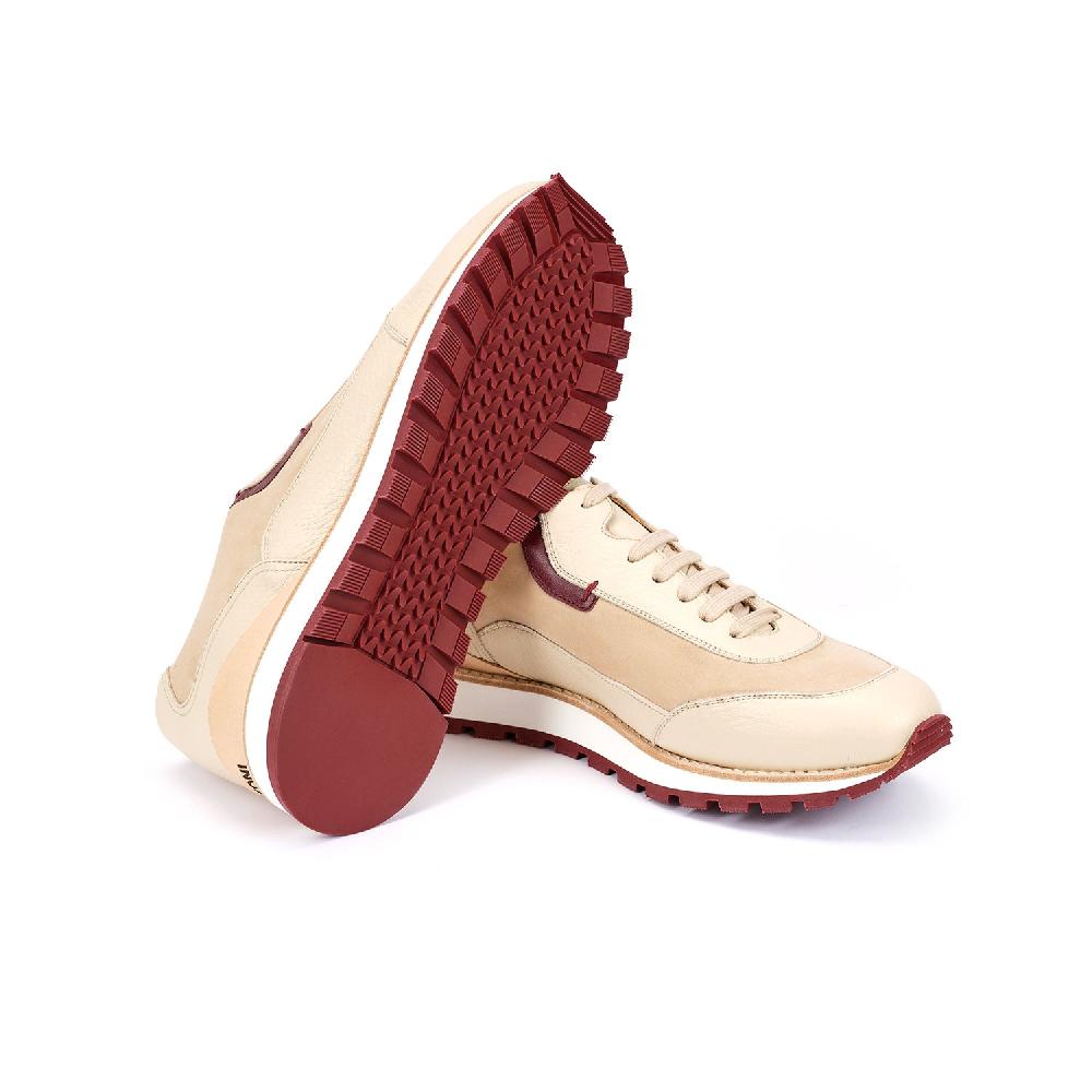 A.Testoni MOENA SNEAKER NUBUK CALF + DEER °