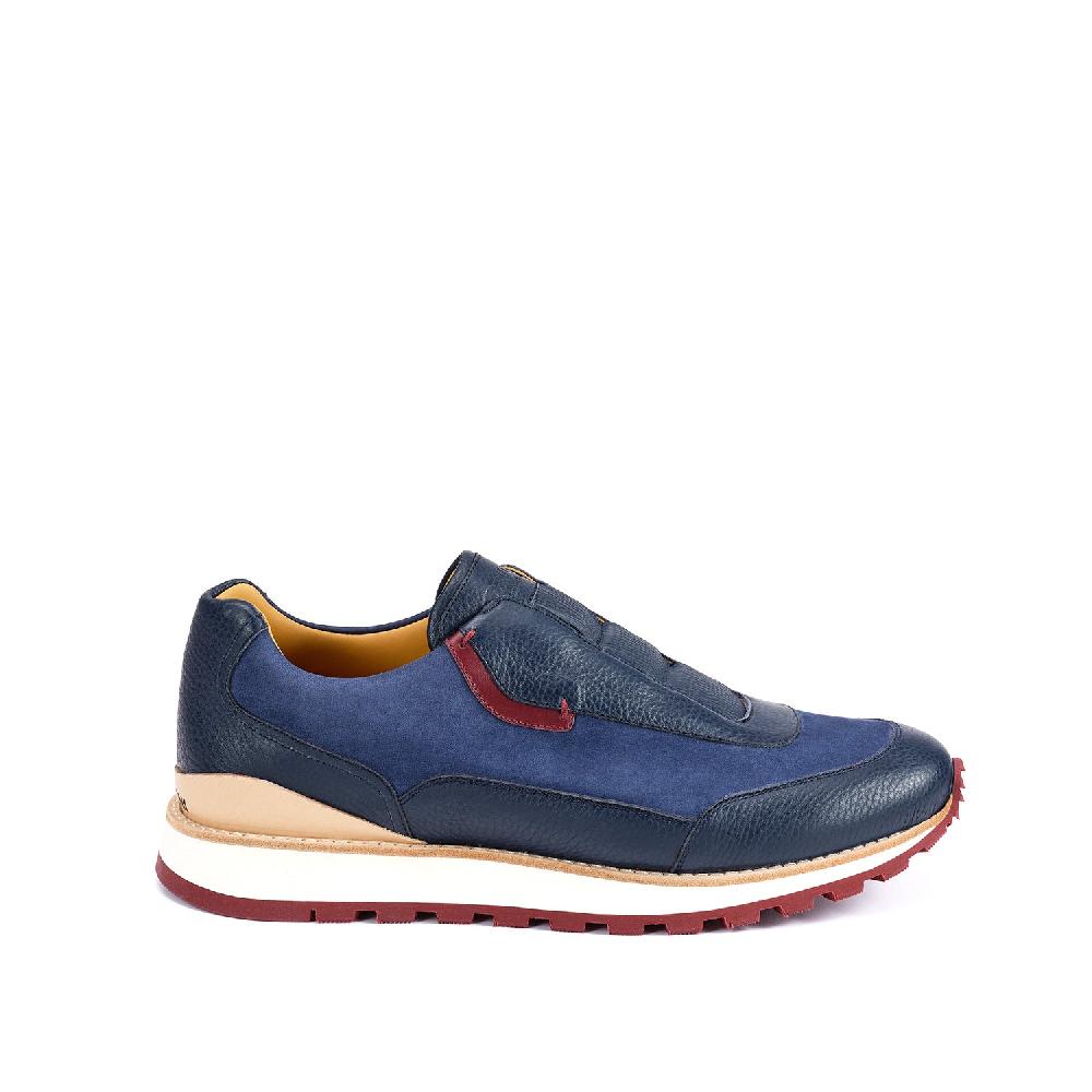 A.Testoni MOENA SNEAKER NUBUK CALF+DEER °